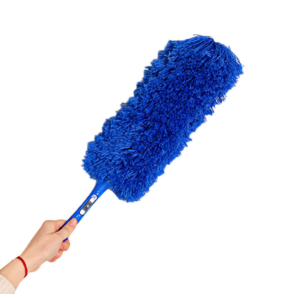 Magic Soft Microfiber Cleaning Duster Dust Cleaner Handle Feather Static Blue