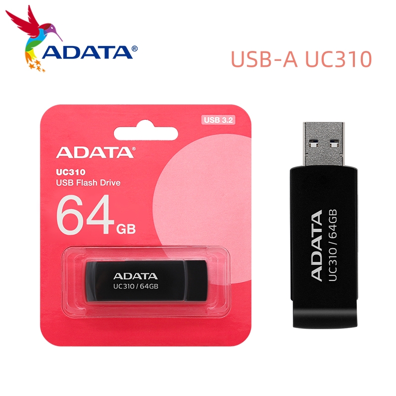 ADATA USB 3.2 rodzaj1 (USB 5Gbps) Pendrive 32GB 64GB 128GB 256GB w górę do 100Mb/s Pamięć U Disk robić komputera Pendrive