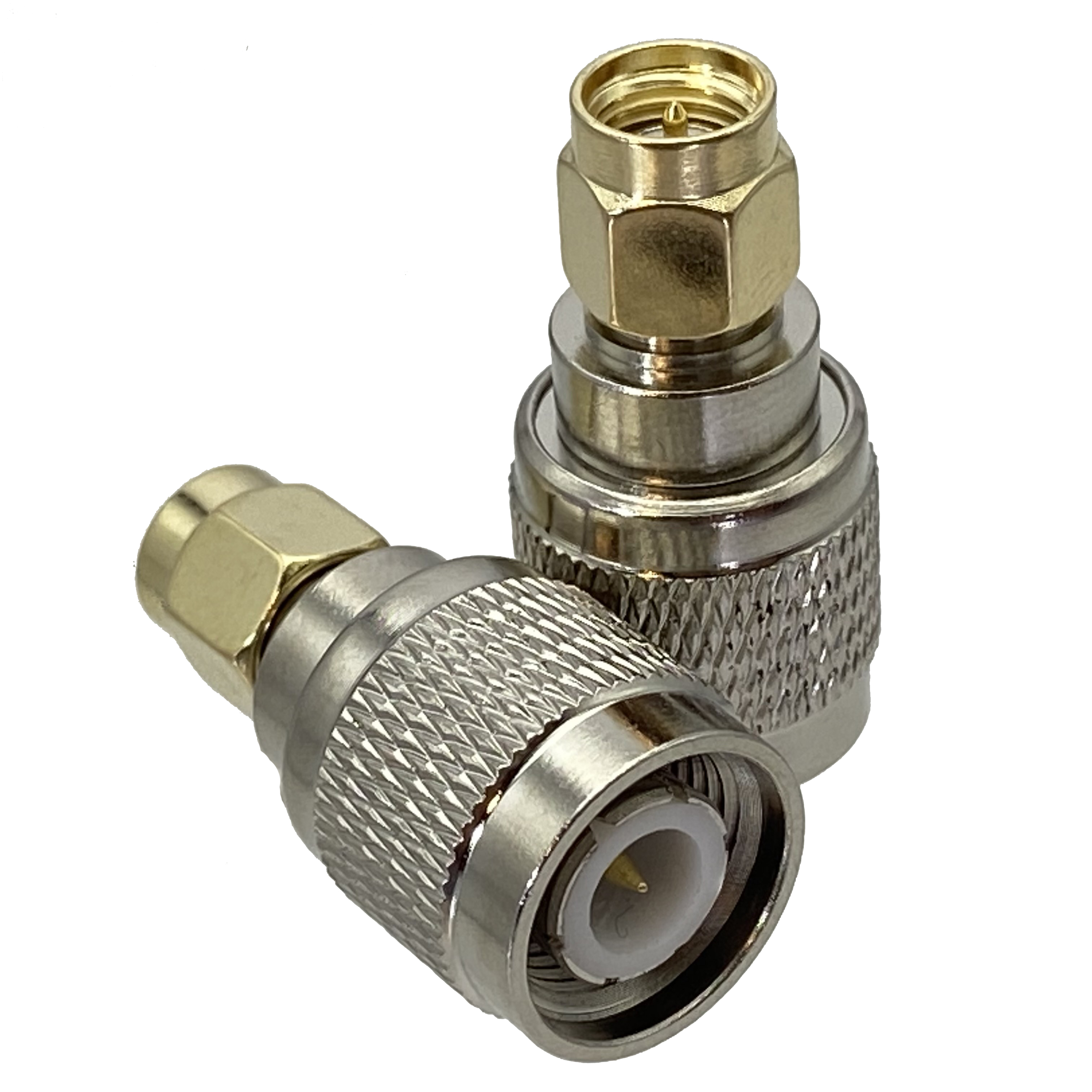 1Pcs Adapter SMA to TNC Male Plug & Female Jack Straight RF COAXIAL Connector 50ohm Wire Terminals: army green