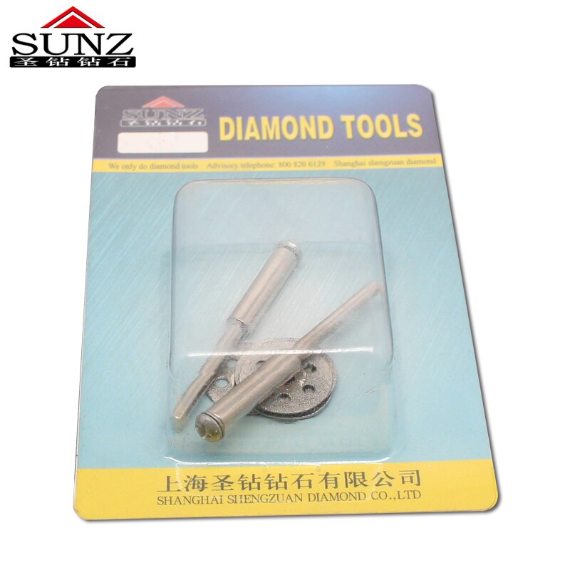 20mm5pc dremel accessoires Diamant wiel zaagblad slijpmachines accessoires gat stukken/glas jade snijden emery