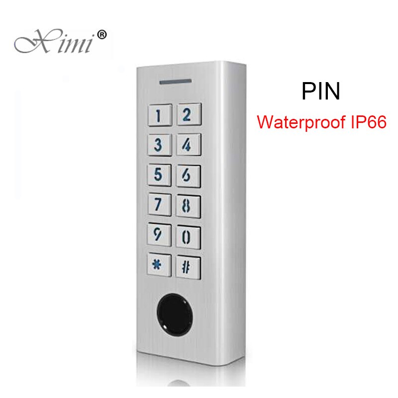PIN keyless door lock Waterproof Fingerprint Access Control Cheapest Standalone Keypad Finger + password Door Entry M40
