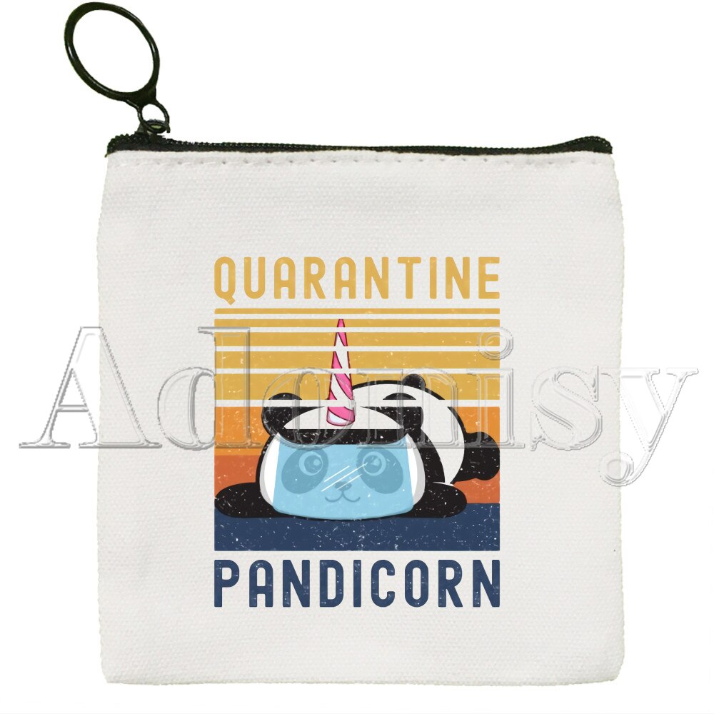 Panda moeda bolsa do vintage mini carteira mudança bolsa doméstico portátil chaves cartão de armazenamento saco de cartão zíper: L