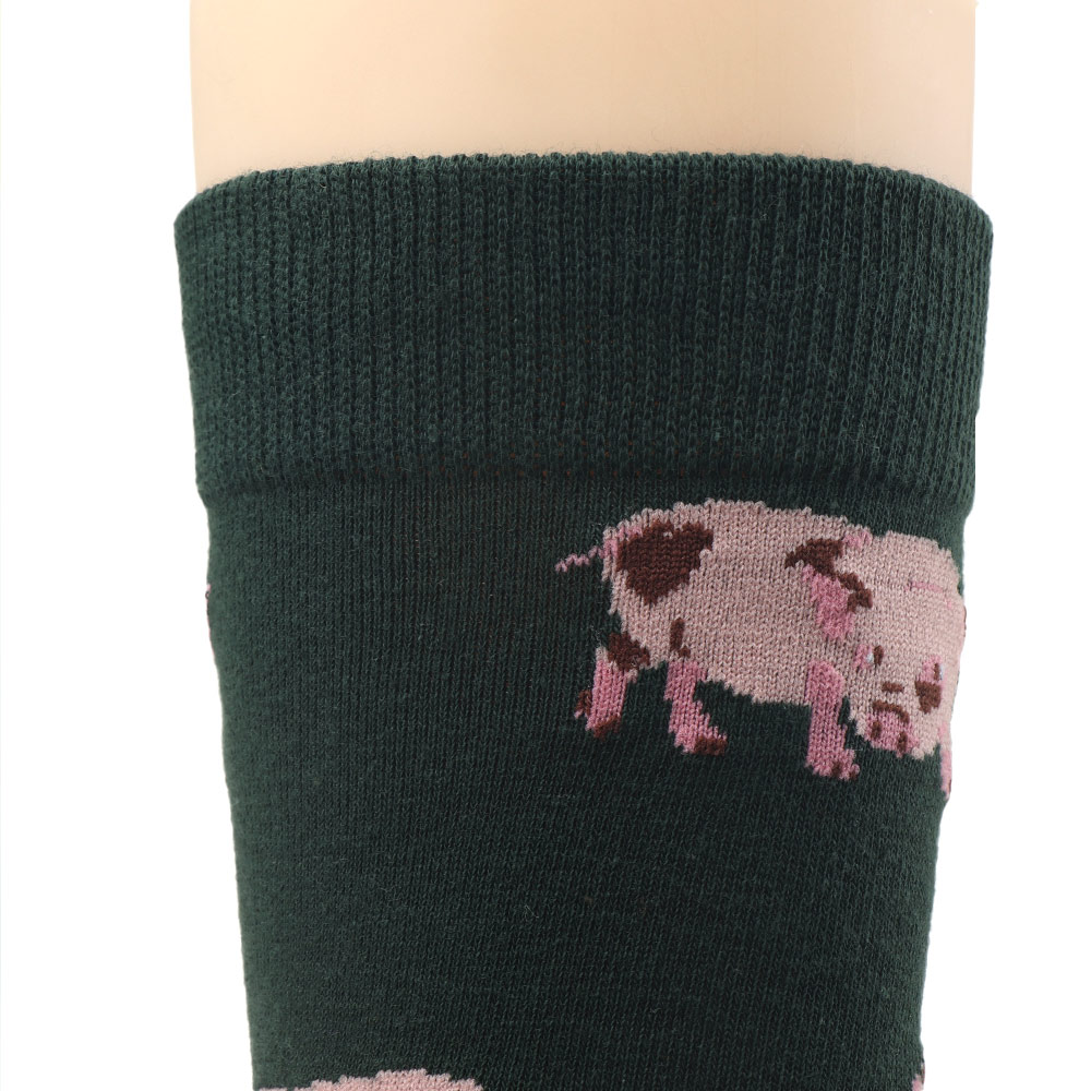 1 Pair Lovely Pig Animal Pattern Women Cartoon Cotton Socks Casual Soft Short Ankle Sock Lady Comfortable Short Sock