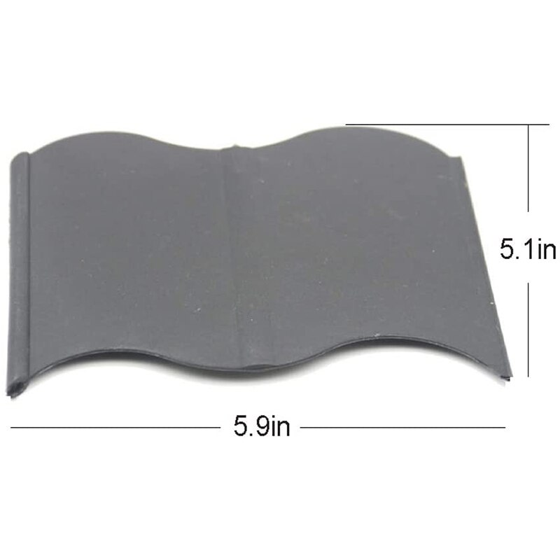 30Pcs Landscaping Edging Kit,Heavy Duty No-Dig Pound-in Plastic Garden and Landscape Edging - Black