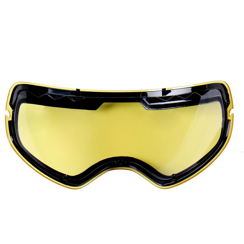 Dubbele Verhelderende Ski Lens Voor Ski Goggles Night Voor Zwak Licht Tint Weer Bewolkt Ski Masker Vervanging Lens