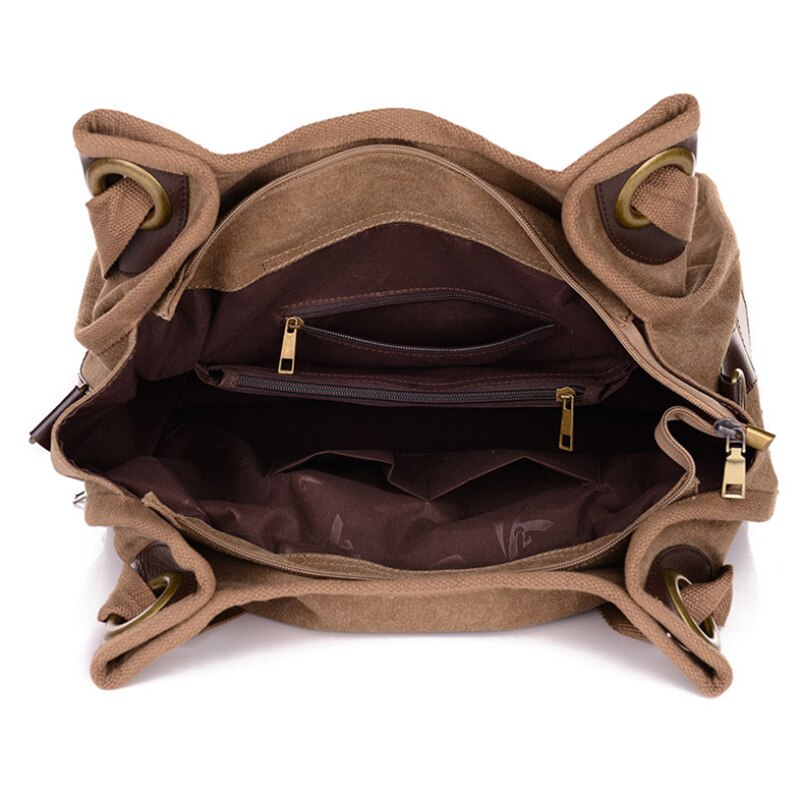Merke håndveske dame glidelås skulderveske bomull lerret håndveske tilfeldig tote kvinnelig øko crossbody bag dame vintage messenger bags