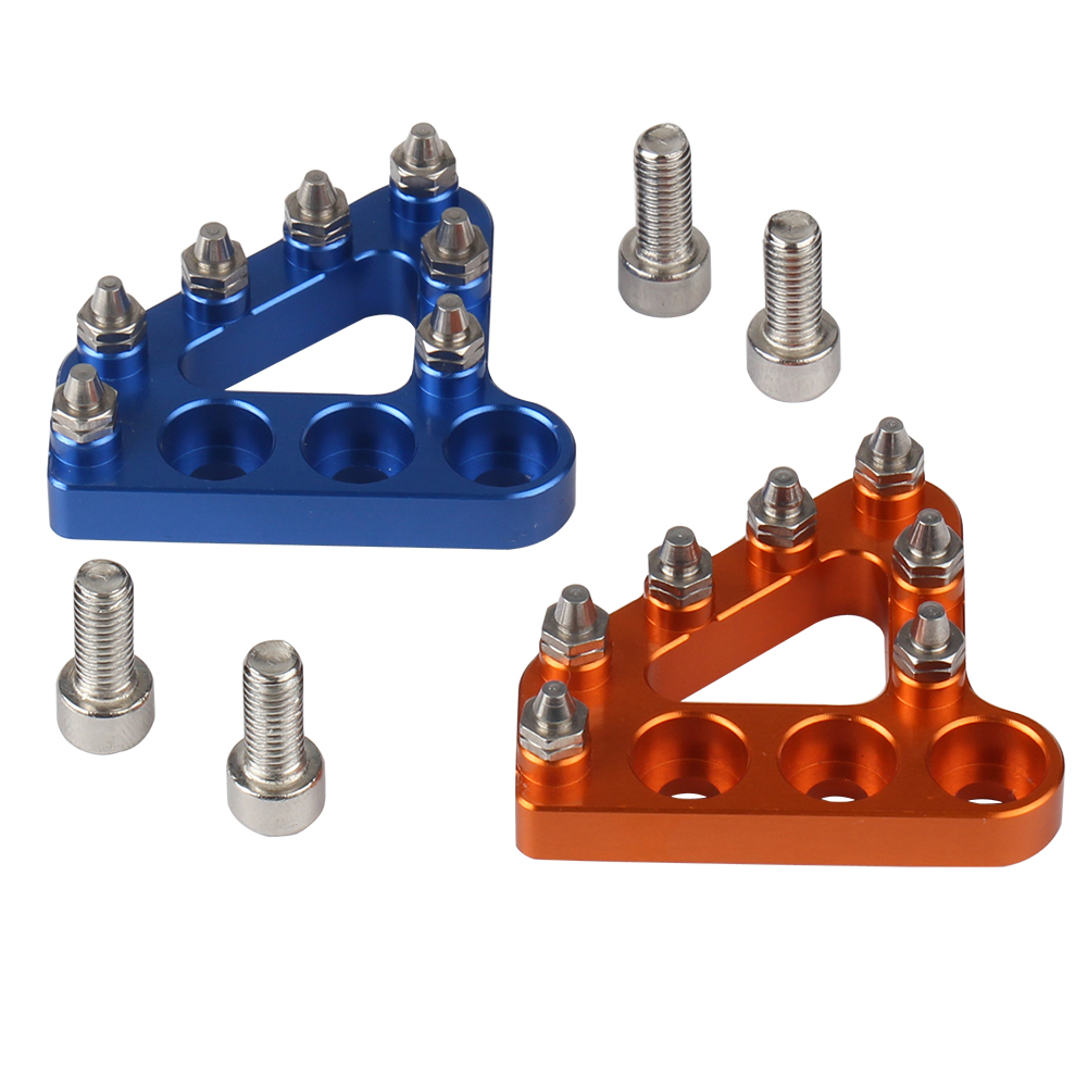 CNC Motorcycle Gear Shift Lever Tips Brake Pedal Step Plate For KTM EXC EXCF XCF SXF XCW SX XC 125-530 2004 Dirt Pit Bike