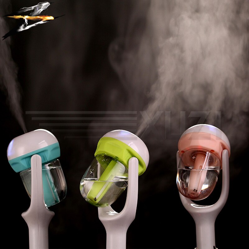 Bilfukter luftrenser luftfrisker 50 ml eterisk olje aromaterapi diffusor  dc 12 v bærbar auto tåke tåke 5 farger