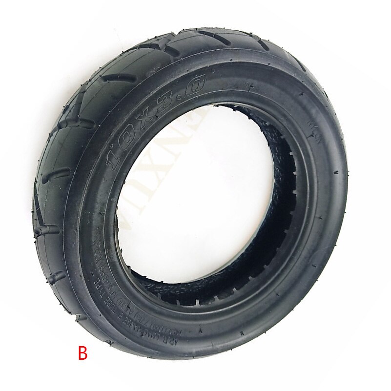 10x3.0 electric scooter Tubeless tire 10*3.0 10x3.00 tube tyre fits 10'' Motor Scooter Go karts ATV Quad Speedway: tyre    B