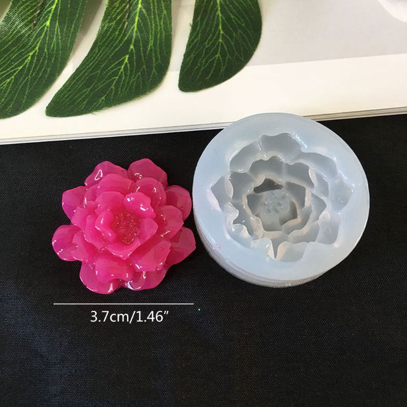 Stampi in silicone per fiori fai-da-te resina camelia peonia margherita fiore di loto strumenti per tariffa gioielli stampi in resina epossidica