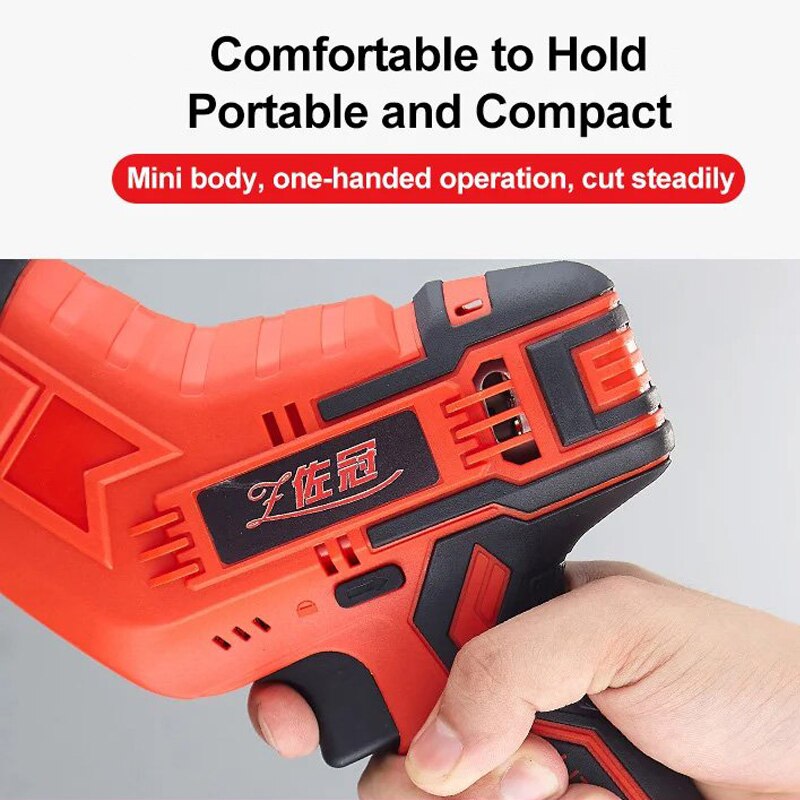 Scie Alternative Avec 1x Batterie 3.0Ah Et Chargeur ,Compatible Avec La