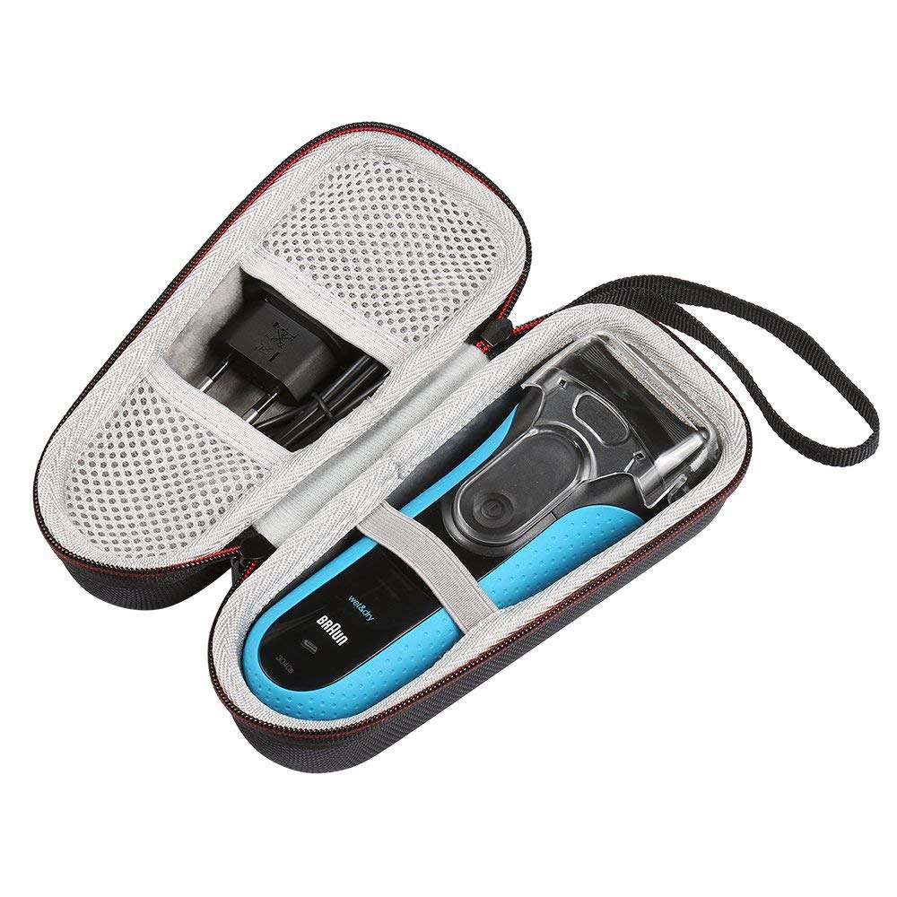 Nyeste bære eva hårdt etui til braun serie 3 proskin 3040s elektrisk barbermaskine/barbermaskine rejsetaske beskyttelsestaske