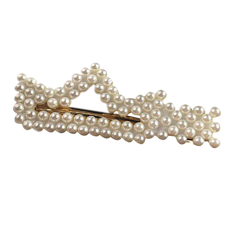 Enfants bébé filles mignon épingles à cheveux Clips mignon perle épingle à cheveux en métal Barrette enfants épingle à cheveux princesse cheveux accessoires: SZ1576A7