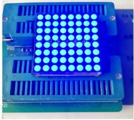 10PCS x Common Cathode/Anode 3MM 8X8 Blue/Red/White 7mm High 32*32 LED Dot Matrix Digital Tube Module
