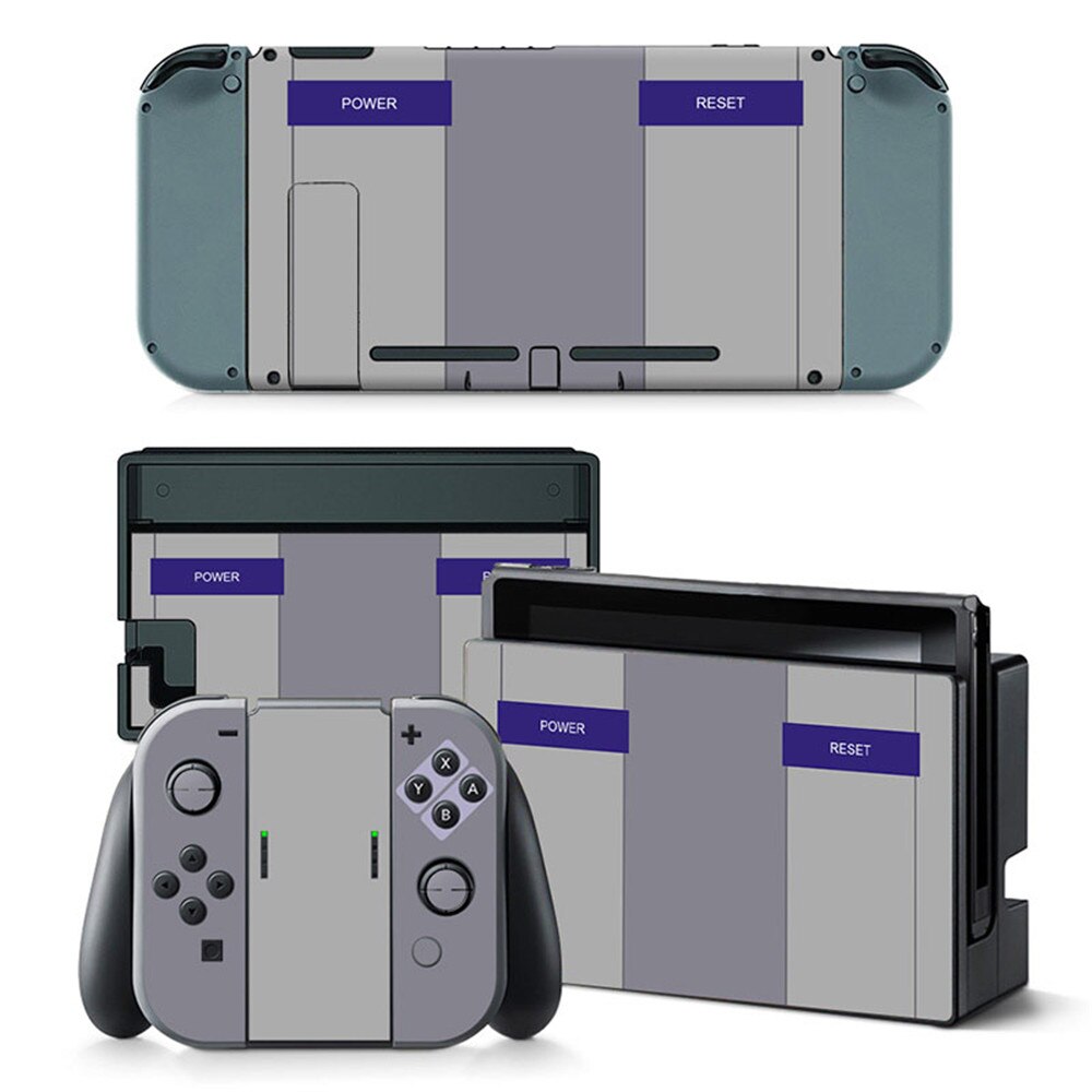 Factory supply directly grey camo skin stickers for Nintendo Switch console game decals: TN-switch-5316