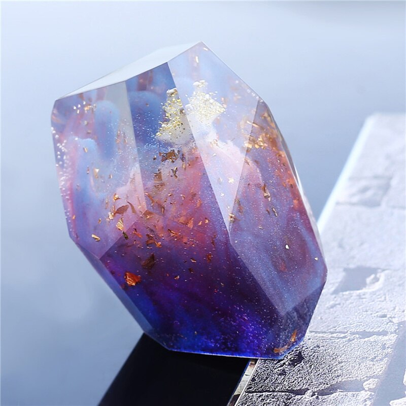 Soap Molds Crystal Irregular Geometric Jewelry Mold Silicone Resin Ornaments Craft Making Decoration