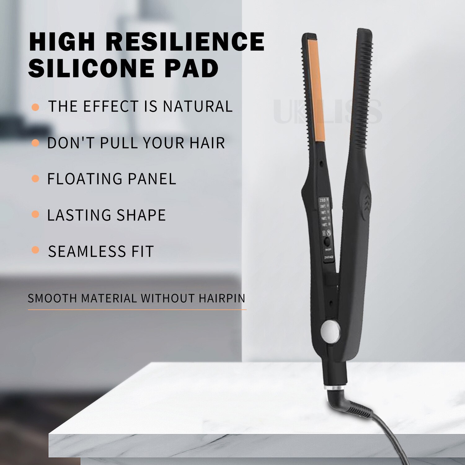 Ultra-Dunne 2 In 1 Stijltang Haar Krultang Professionele Keramische Stijltang Voor Kort Haar Vrouwen En Mannen baard Stijltang