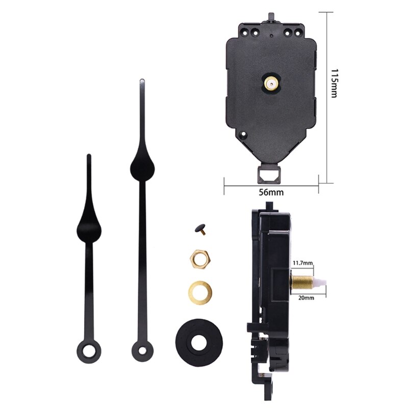 R2LD Diy Quartz Slinger Trigger Stille Klok Movement Mechanism Met 16 Muziekdoos Beweging Chime Wandklok