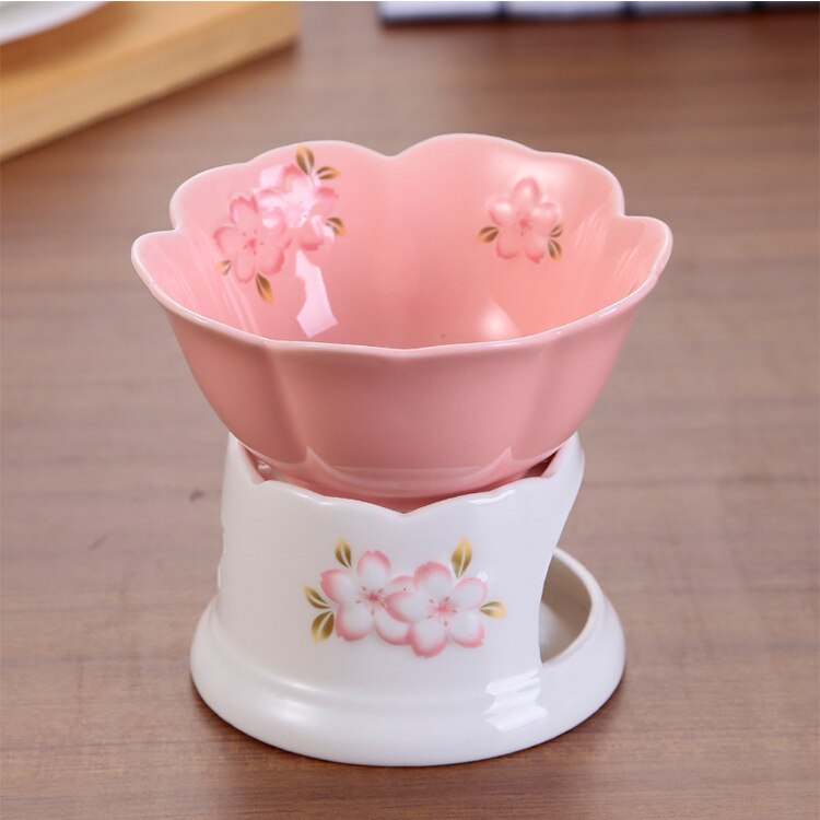 Kitchen Fondue Pot Set,Glazed Ceramic Fondue Pot for Cheese or Chocolate,Tapas,Butter Warmer Set.200 Ml.: 2