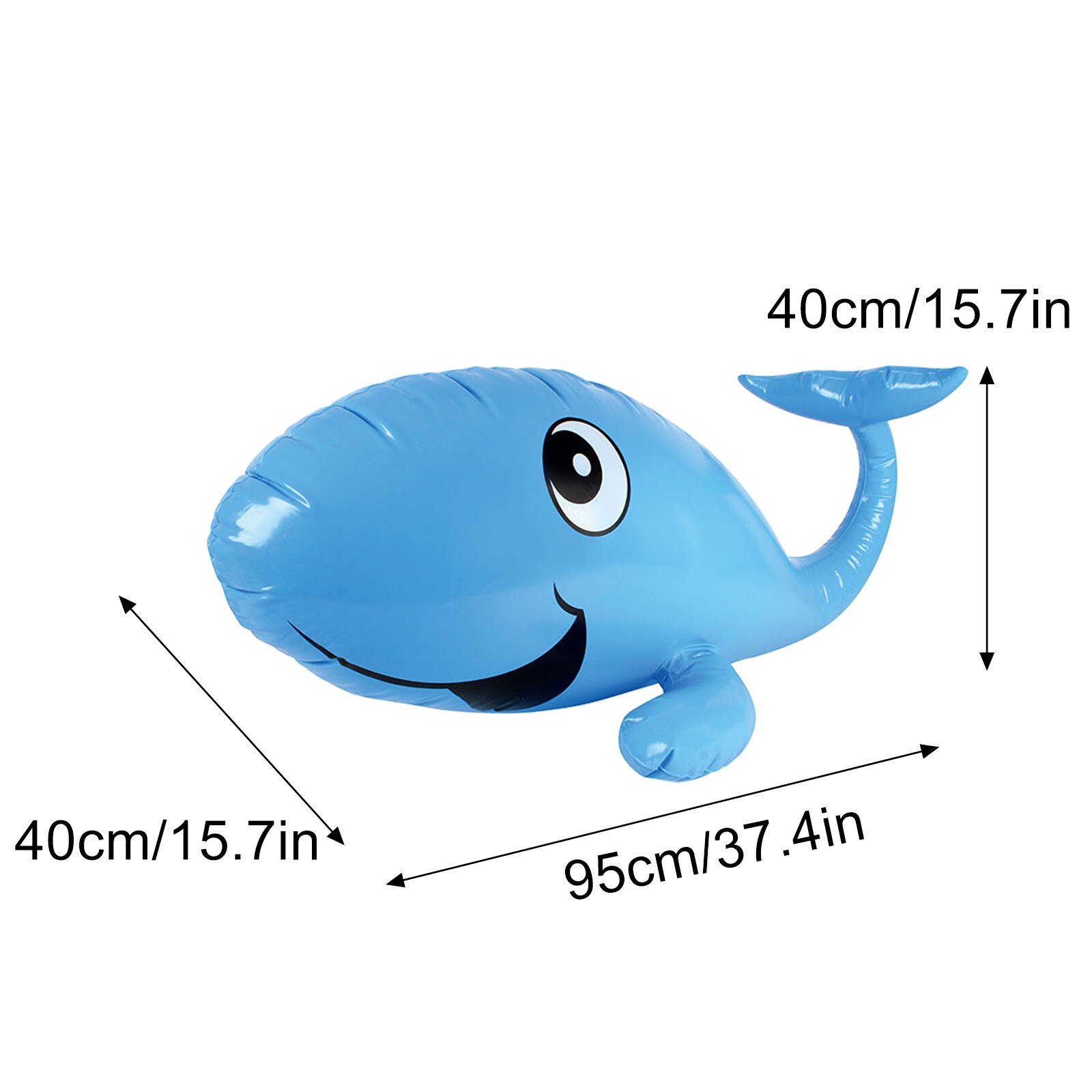 Outdoor Park Seaside Opblaasbare Leuke Walvissen Sprinkler Splash Cartoon Water Kinderen Familie Water War Game Sprinkler Speelgoed