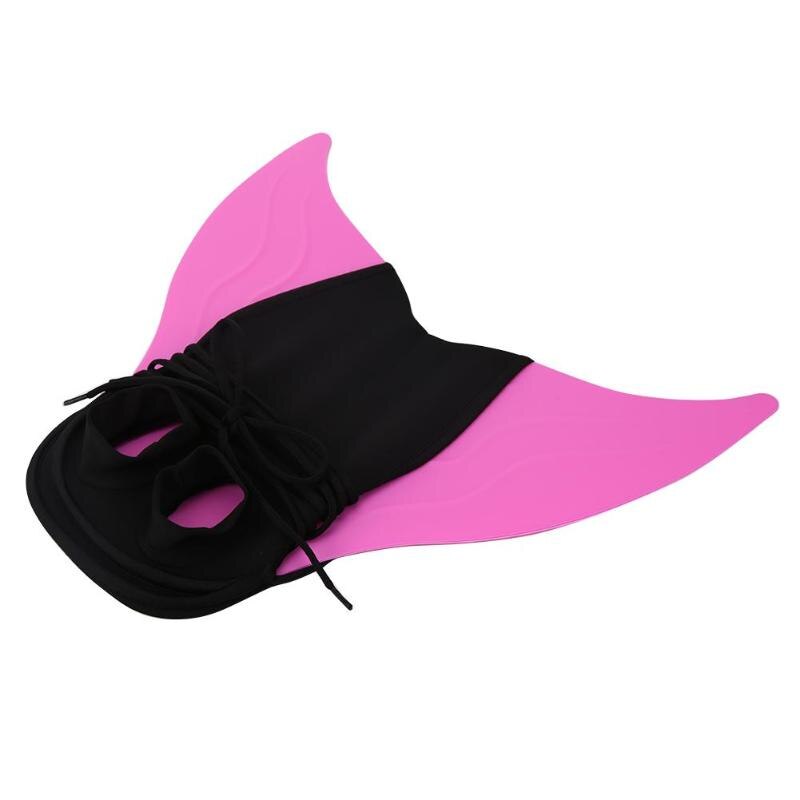 nuevos niños al aire libre suave cómodo nadando aletas para el pie de cola de sirena de buceo monoaleta niños formación aprendizaje Accesorios