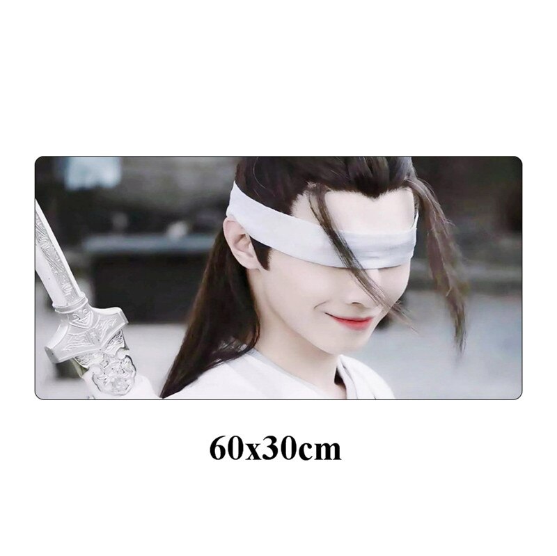 DIY Custom The Untamed Mouse pad Xiao Zhan Wang yibo Large Gaming Mousepad Locking Edge 60x30cm Cool Durable Computer Desk Mat: Pink