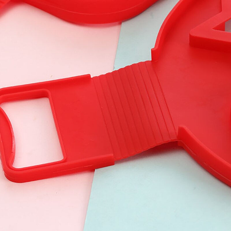 Fried Egg Mold Silicone Kitchen Supplies Model Fried Egg Poached Egg Heart-Shaped Children's Breakfast Pie Ring