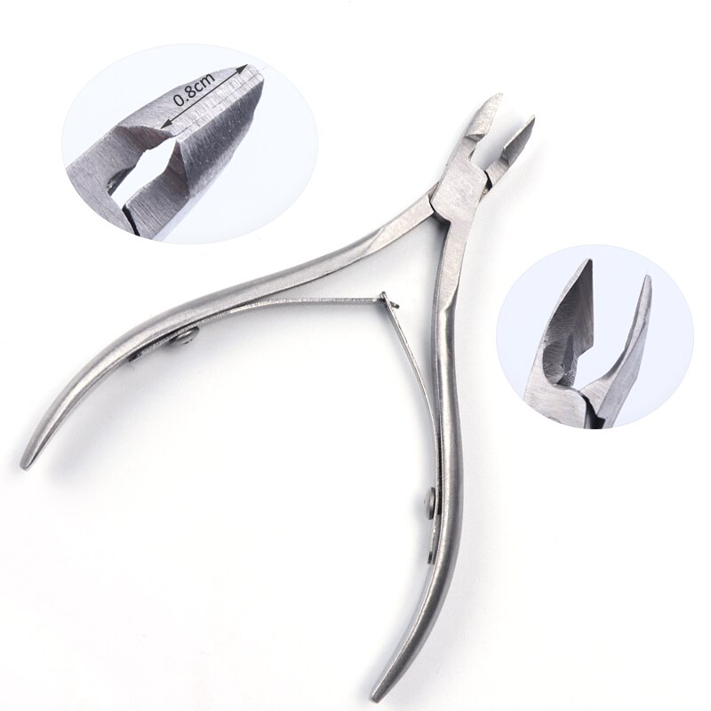 STZ 3 sztuk/zestaw gwóźdź Sztuka nożyce nożyczki profesjonalne odpychacz robić skórek szczypce frezy łyżka widelec trymer stylizacja manicure narzędzie NC385