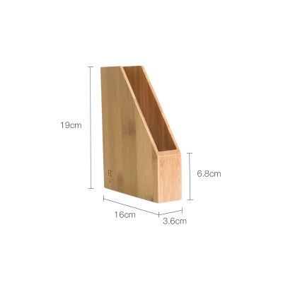 Bamboo File Rack Japan Style Desk Organizer for Books/Magazines A4/A5 Paper Stand Holder Eco Natural Wood Storage Box: A5