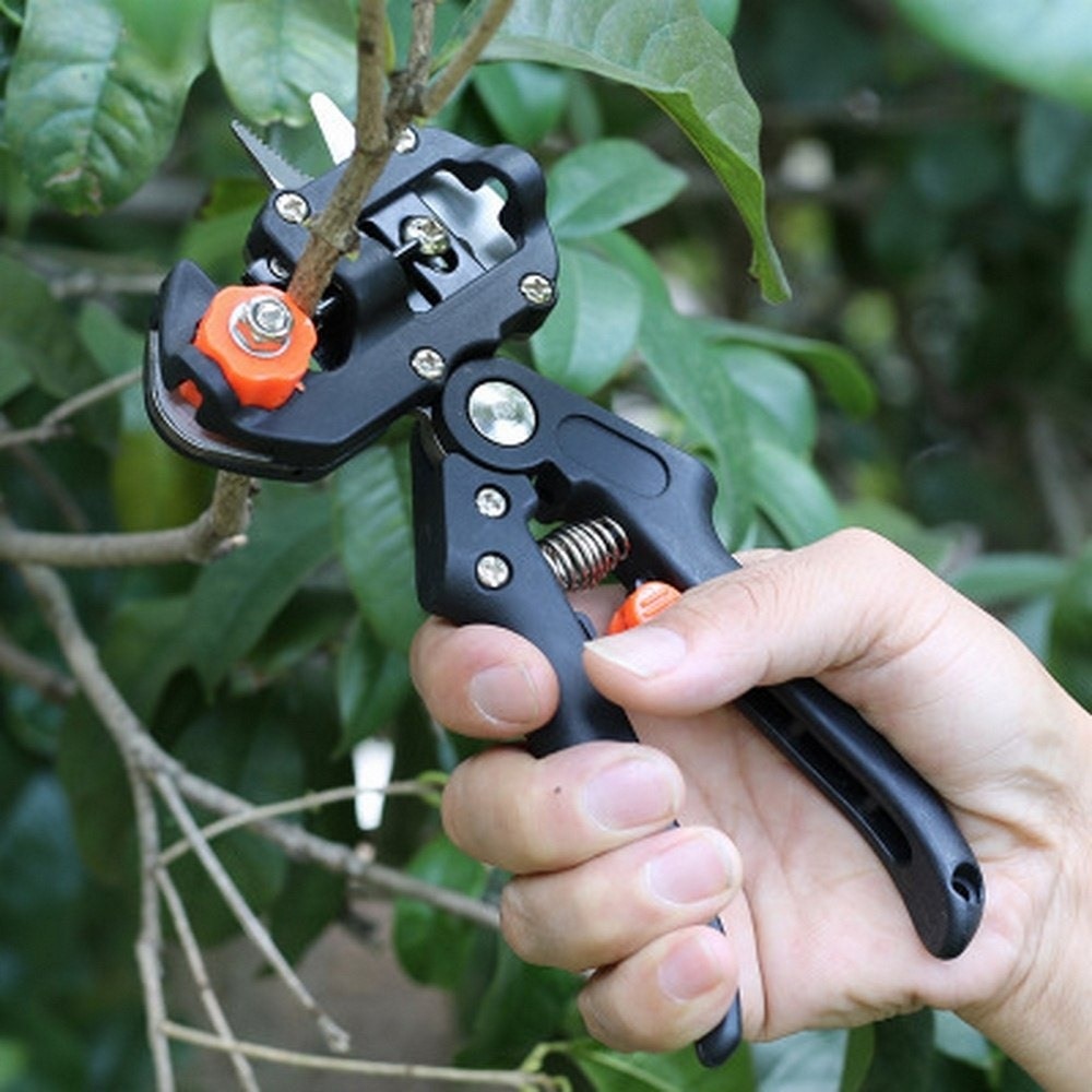 1 Set Garden Tools Farming Pruning Shears Grafting Scissor Fruit Tree Vaccination Secateurs Pruning Cutting Knife