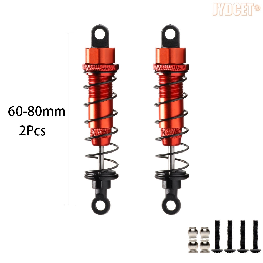 Amortisseur d'huile en alliage d'aluminium 75MM 80MM 90MM, pour voitures RC 1/10 adultes Tamiya CC01 Axial SCX10 D90