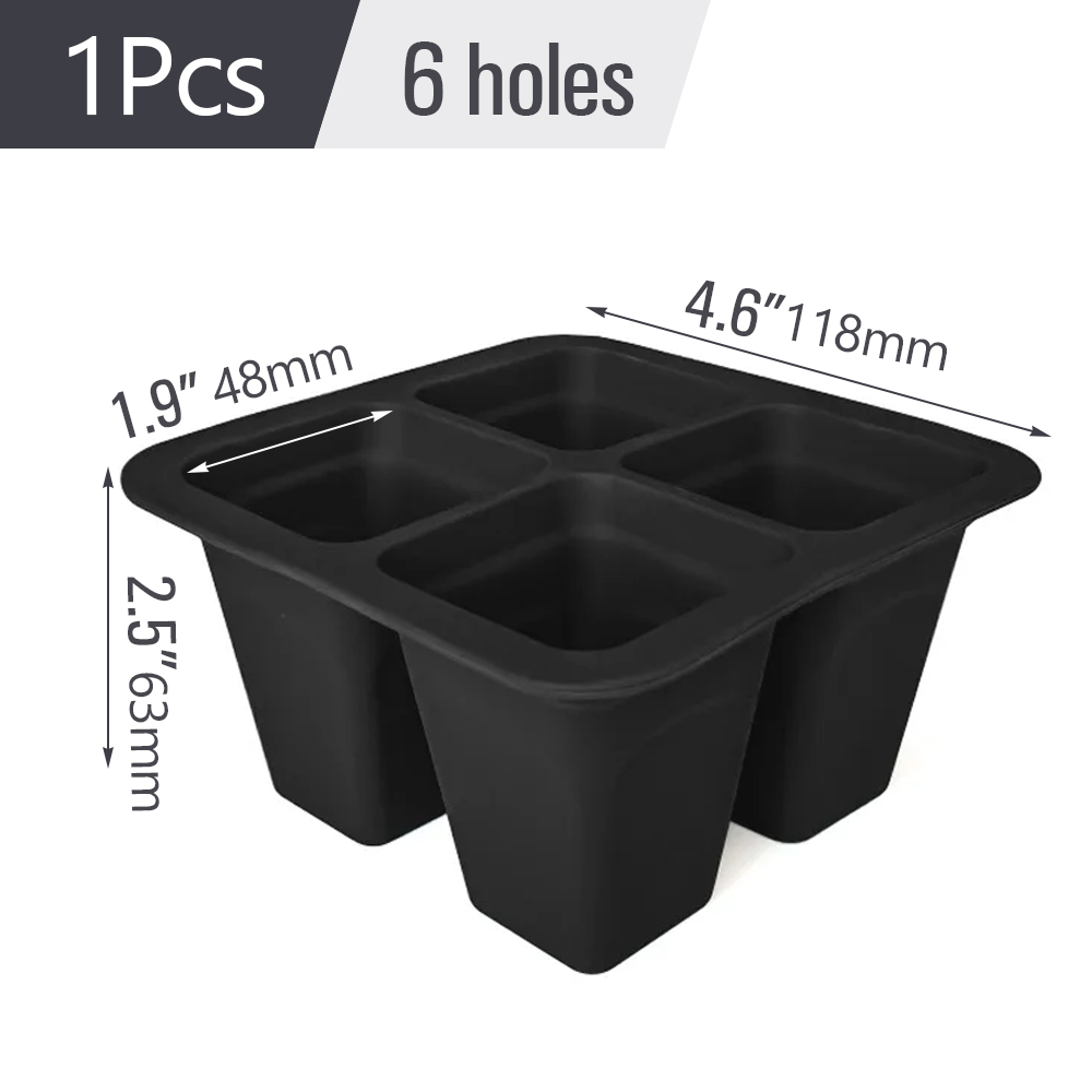 Plantes d'intérieur en silicone pour jardin, cadres de plantes, démarrage de l'escalade, pots de pépinière de semis, conteneur de propagation, boîte de culture de germination, 4 cellules, 6/12 cellules: Lavande