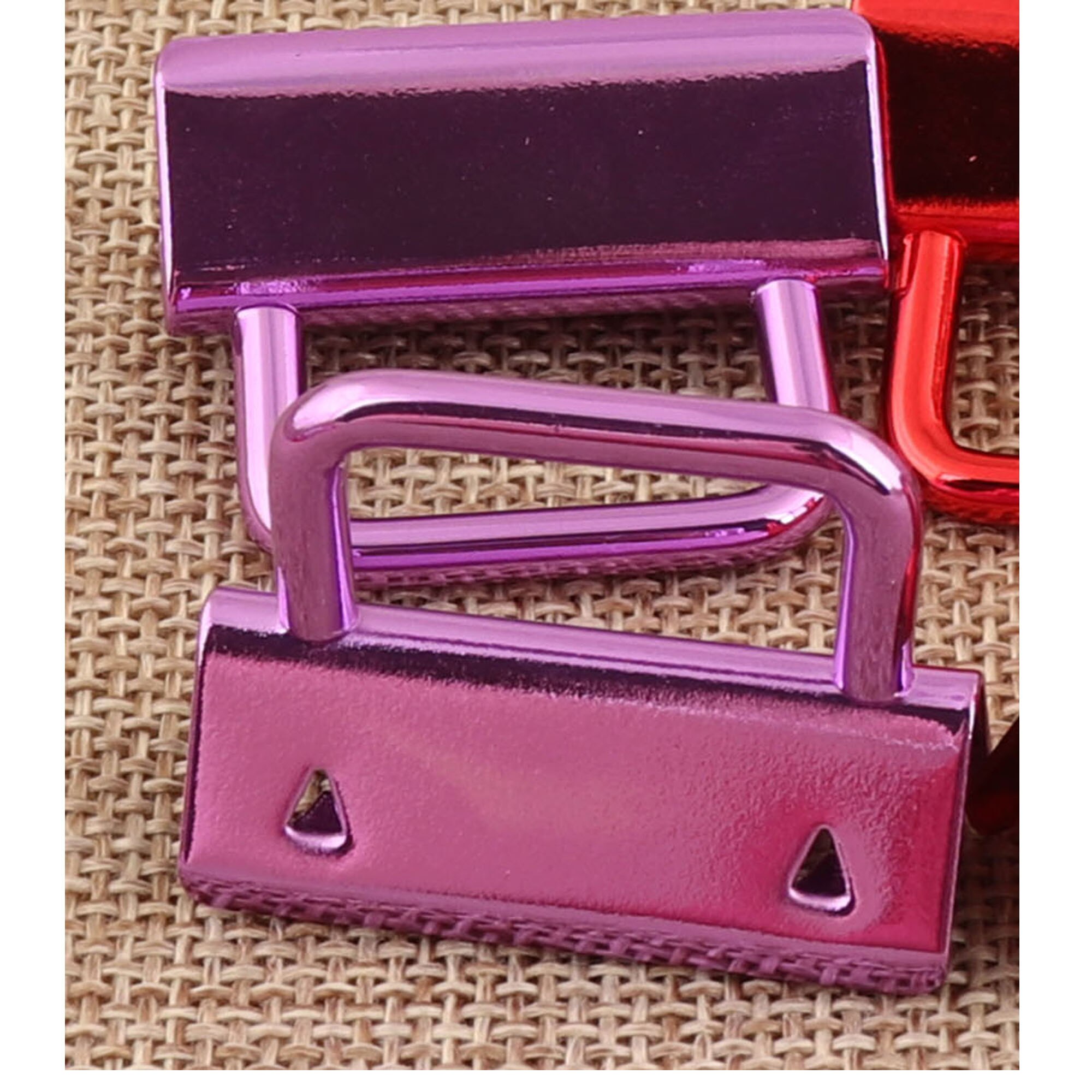 10 sets 32mm Key Fobs Hardware with Key Rings,1.25 Wristlets Key Chains Key Chain Webbing,Key Chains-1 1/4": purple