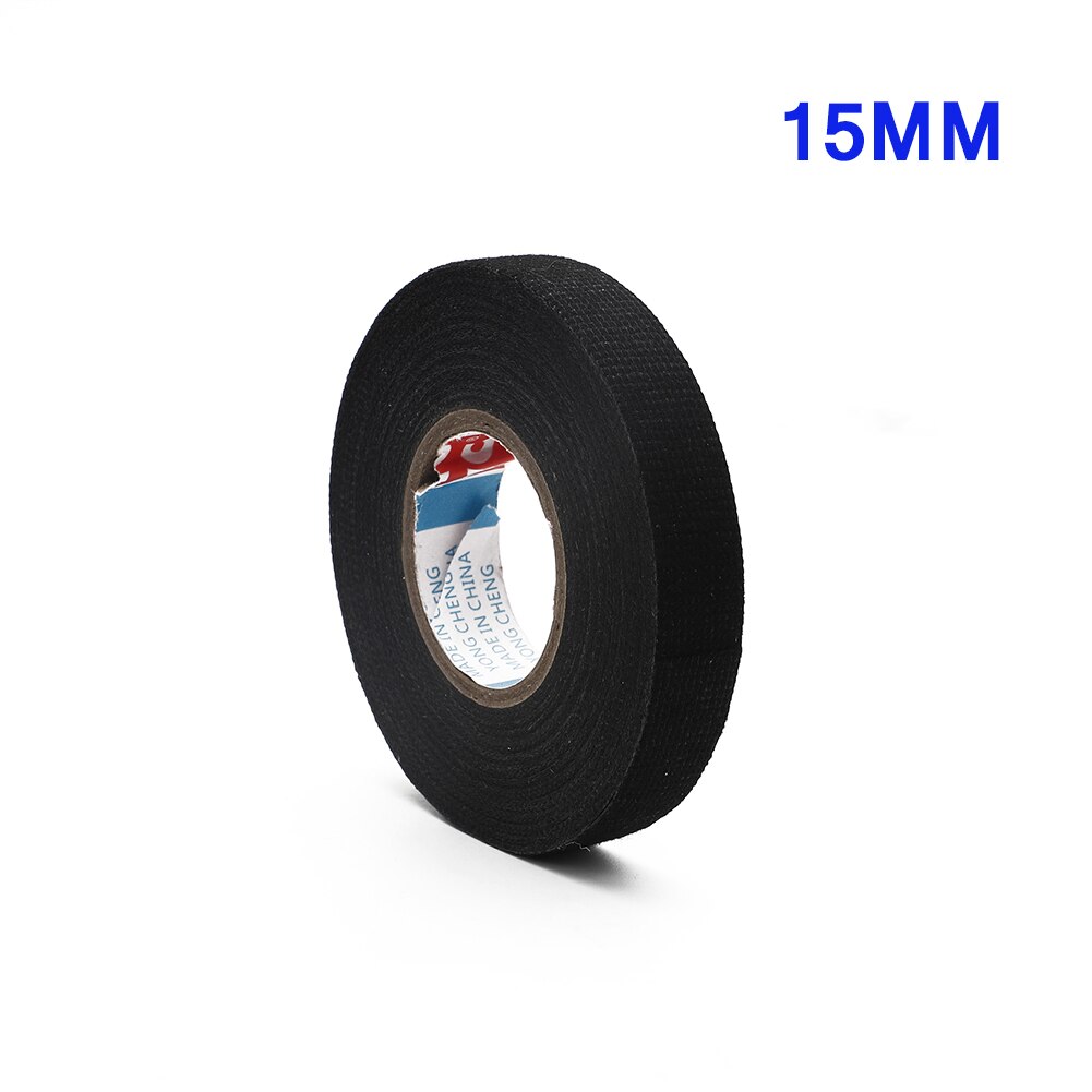 Cinta ignífuga resistente al calor para coche, arnés de cableado de 15M, adhesivo de tela, protector de telar, cintas ignífugas: 15 MM