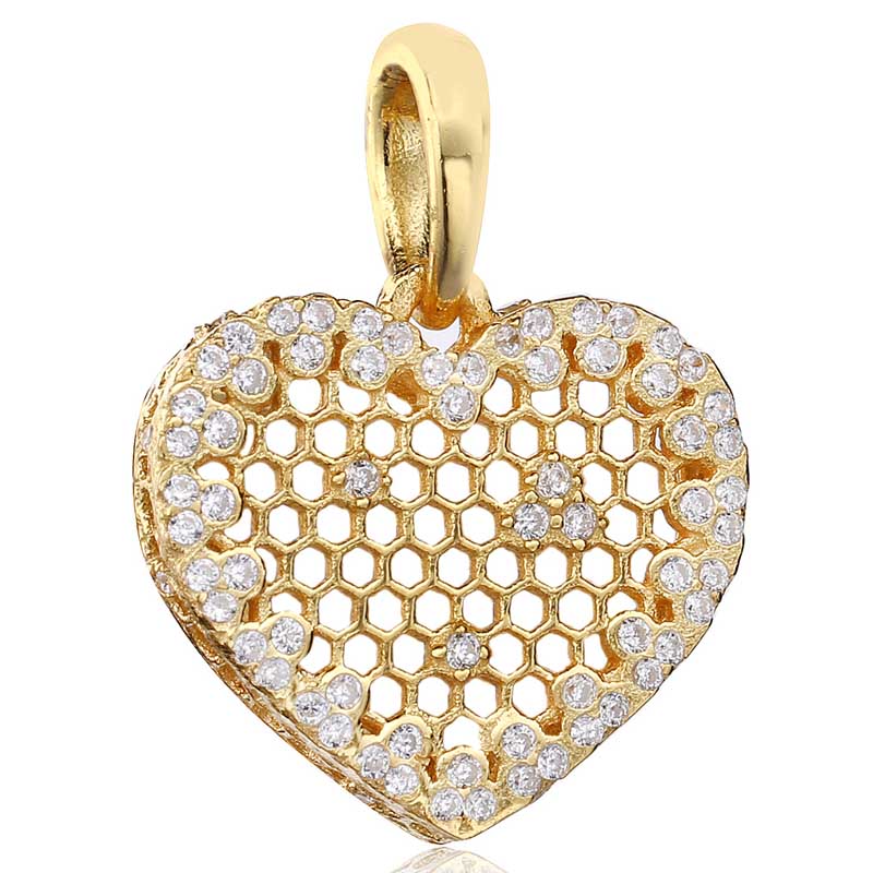 2019 100% 925 sterling silver classic Star Cuore A Forma di Ape Albero della Vita Spaventapasseri Orso Freccia D'oro Pendente di Fascino di Trasporto trasporto libero: 2222