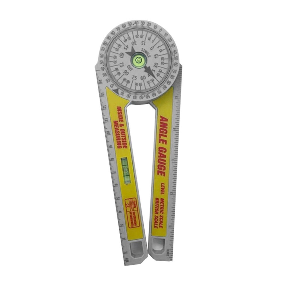 Aluminum Miter Saw Protractor Rustproof Angle Finder Scale Angle Ruler Mathematics Woodwork Measuring Tool