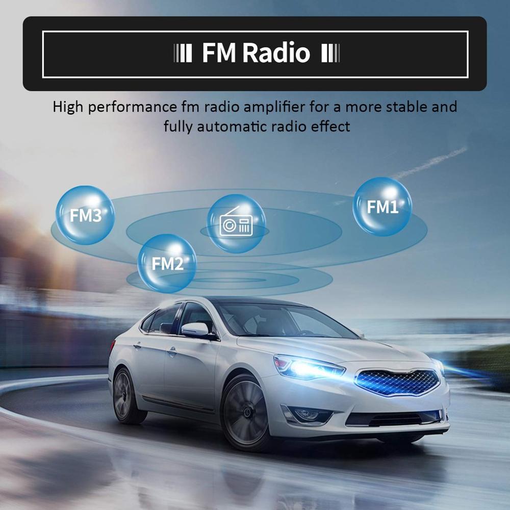 Multifunction Wireless Car Radio Stereo Media Player 4 Loud Speaker Colorful Key Lights Car MP3 Player
