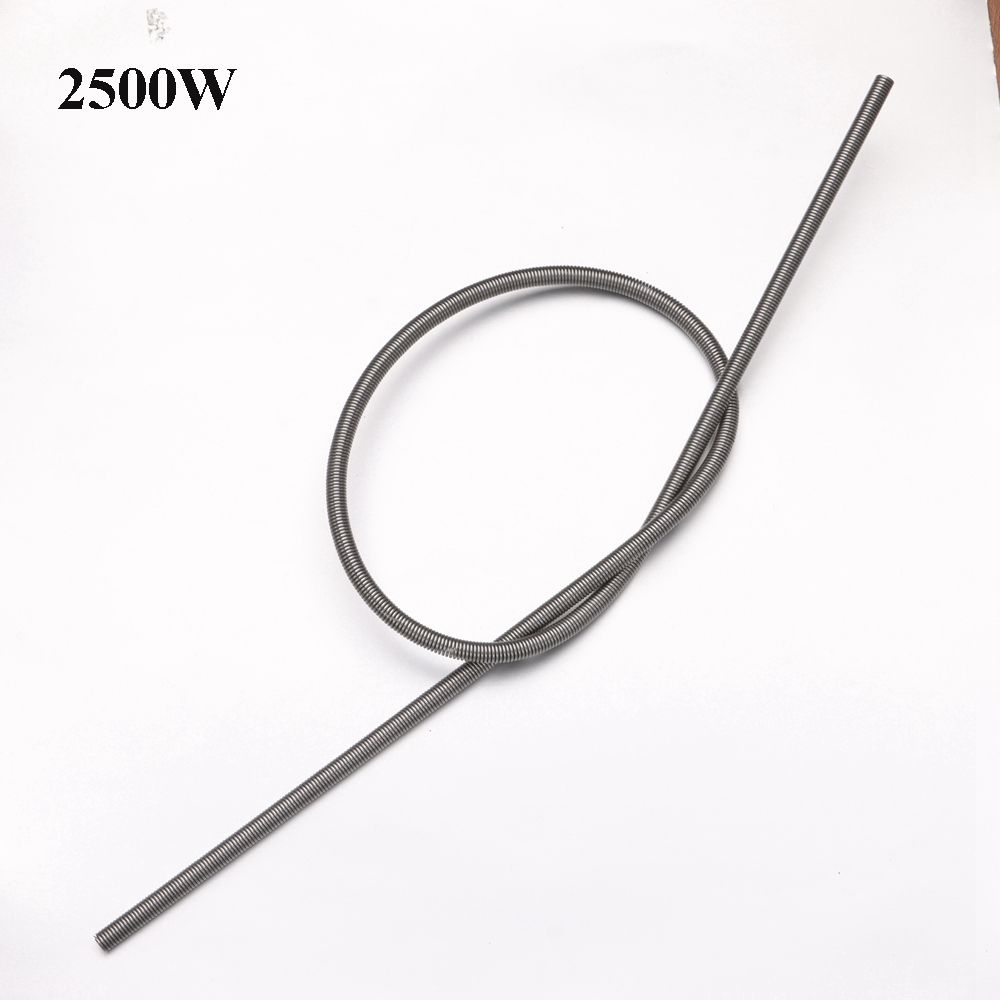 Cable de resistencia para estufa eléctrica, elemento calefactor de 220V, 300/500/600/800 W, máximo 600C, 1 unidad: Naranja