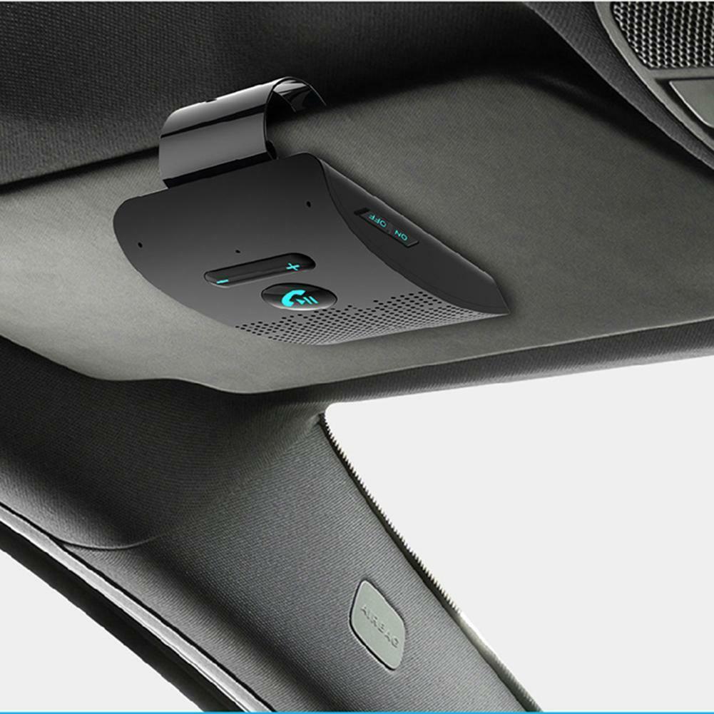 Bluetooth Wagen Bausatz 4,2 Sonnenblende Clip kabellos Audio- Empfänger Freisprecheinrichtung Lautsprecher Musik Spieler Dual Mikrofon