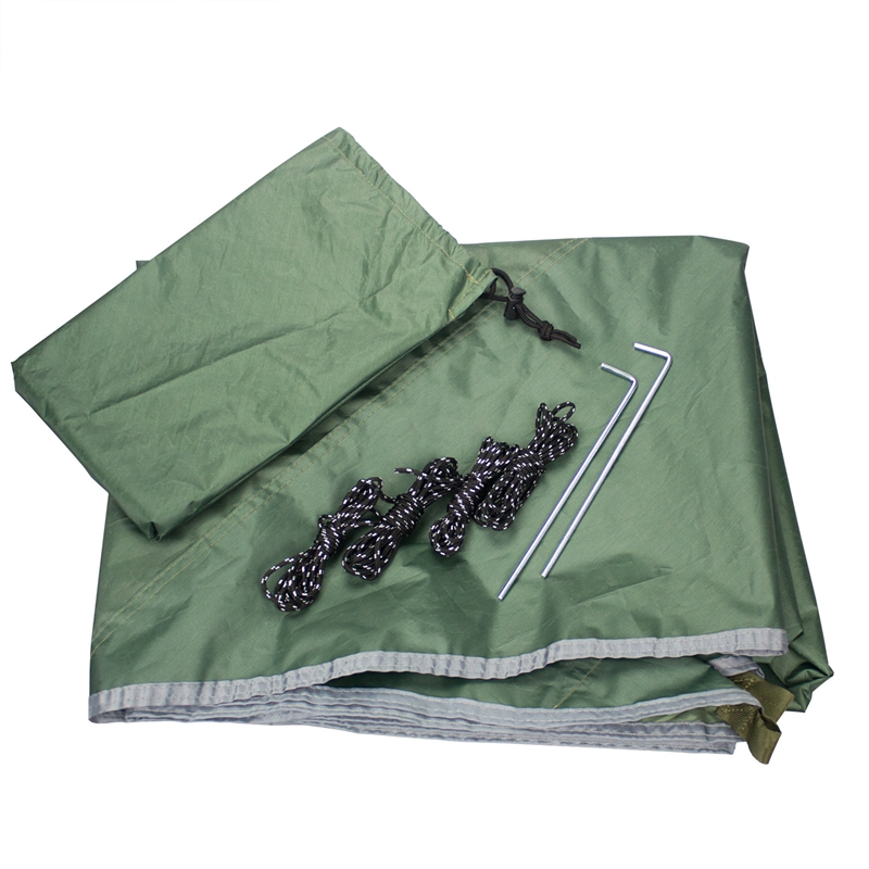 Netting Hammock+Canopy Outdoor Camping Sun Shelter Portable Mosquito Waterproof Swing Bed