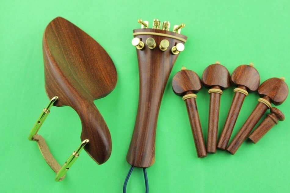4/4 Viool Accessoires Ebbenhouten Viool Accessoires 1 Set