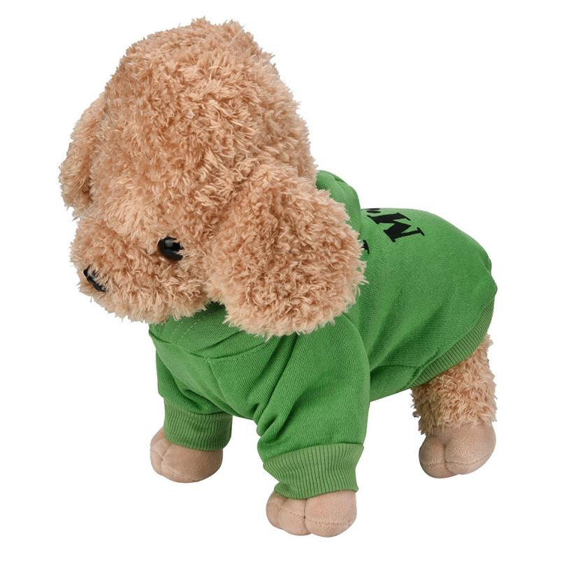 Thicken Dog Clothes Winter Puppy Dog Costume Pet Clothing For Small Medium Dogs Hoodie Coat Warm Cat Dogs Costume York #: Green / XS