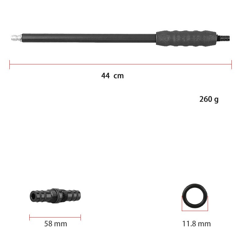 Pressure Washer Wand Extension Pole Replacement Lance,Quick Connect 4000 PSI with 5 Water Nozzles