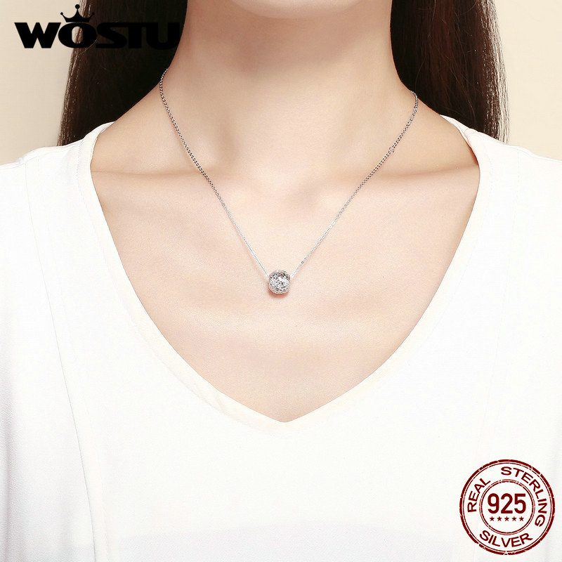 WOSTU Authentic 925 Sterling Silver Beach Shell Beads Fit Charm Bracelet Pendant Original Fresh Jewelry Accessories CQC995