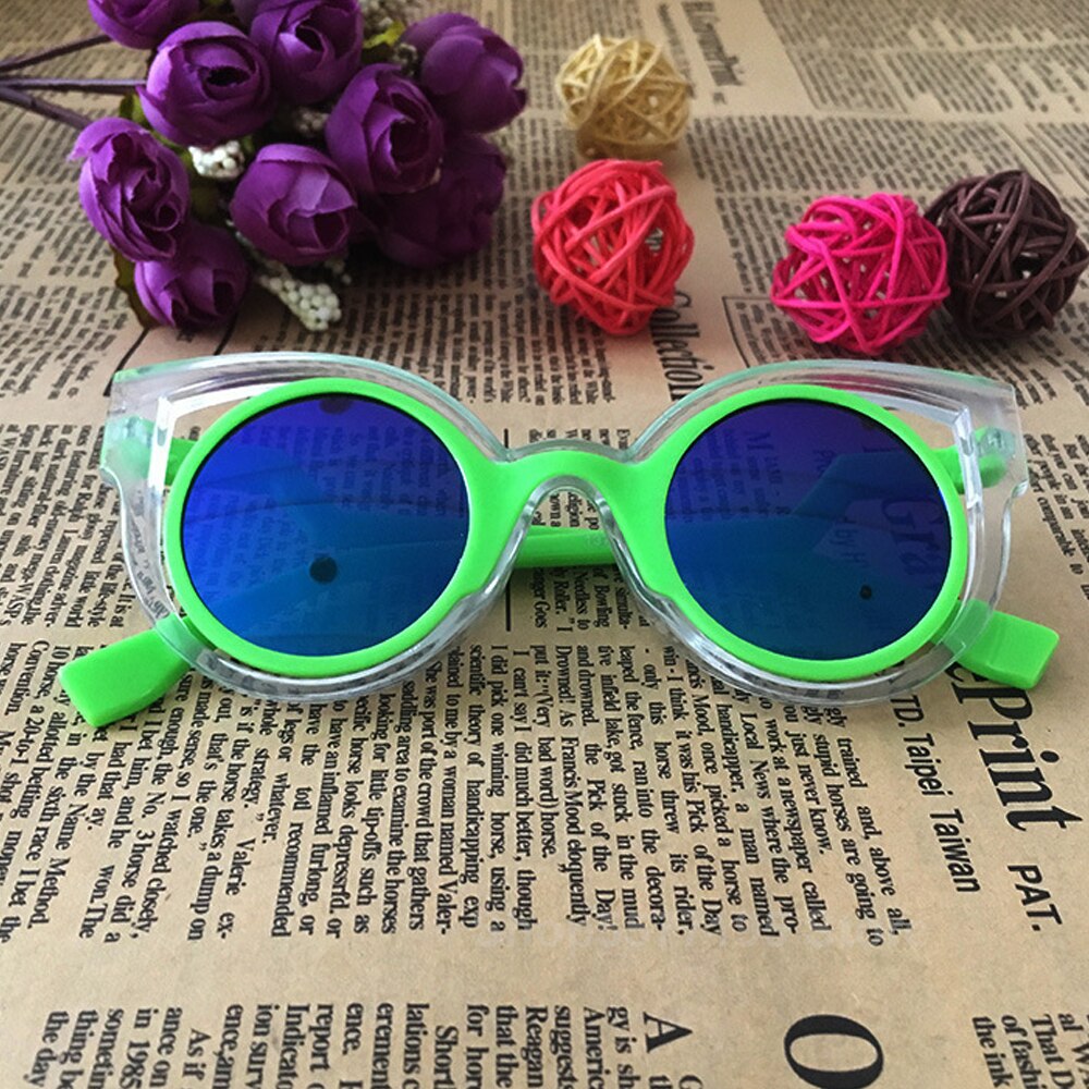 Søde suqare børn solbriller mærke børn piger drenge toddler solbriller oculos de sol infantil  h120: Grøn