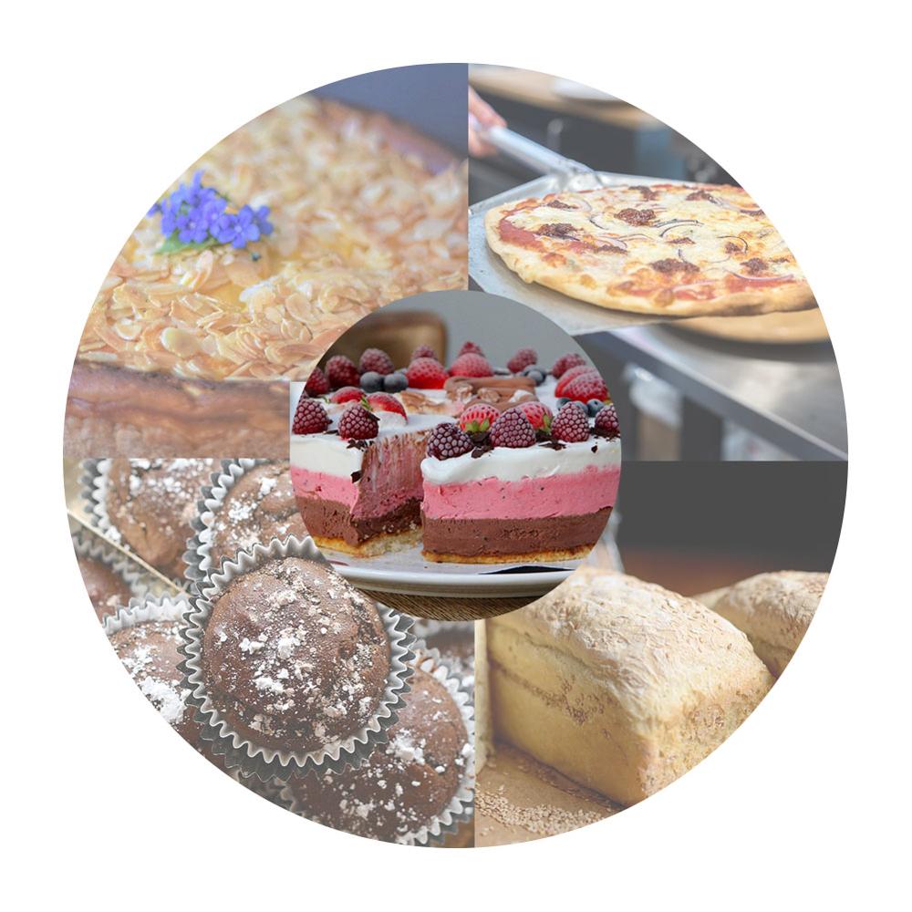 Baking Tool Set Bread Tray Pizza Baking Tray Home Dessert Biscuit Bread Small Oven Baking Package Carbon Steel Material Kitchen