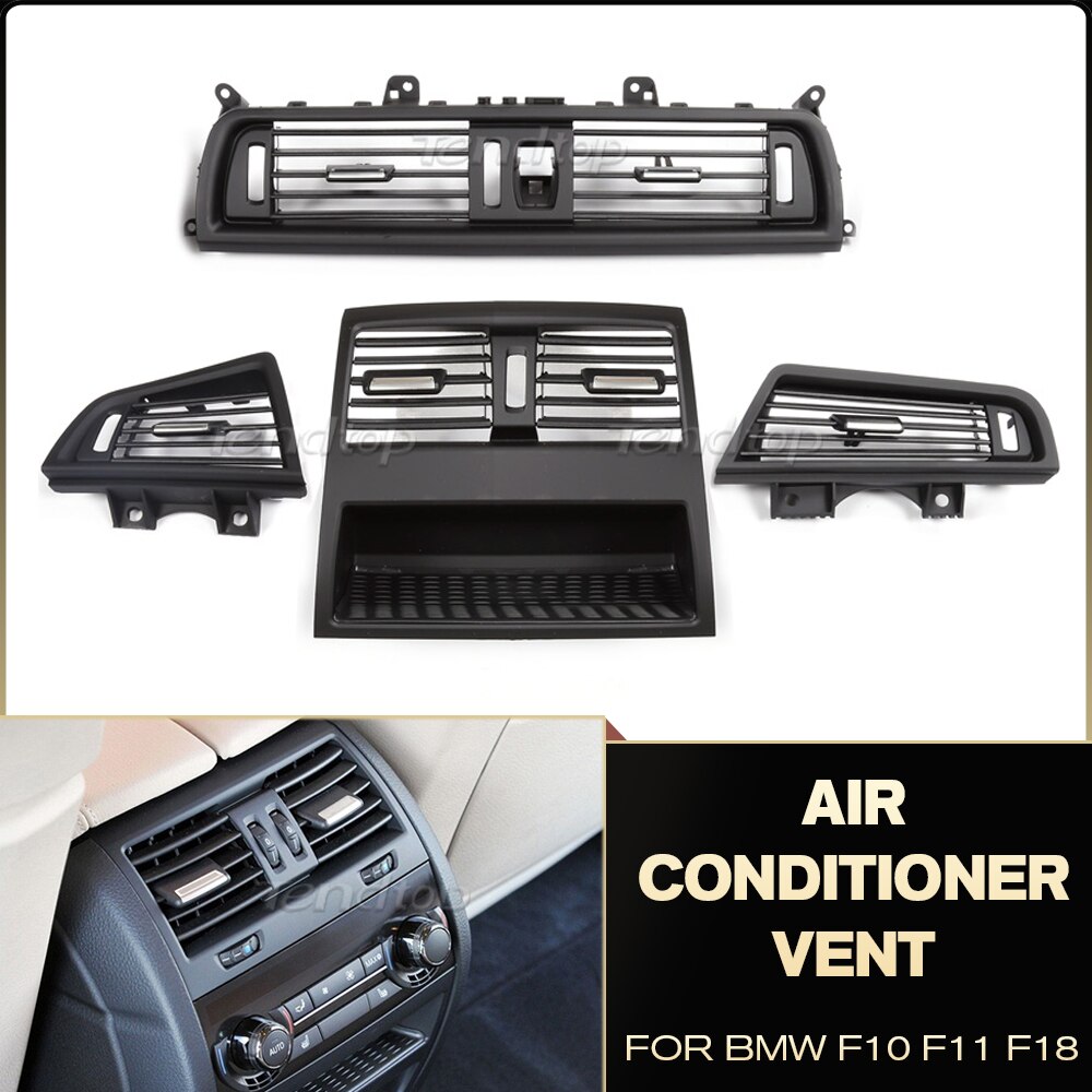 Klimaanlage entlüften Abdeckung Lenkrad Autos Verchromte Luft entlüften Gitter Abdeckung Tafel Für BMW F10 F11 F18 520i 523i 525i 528i 535i
