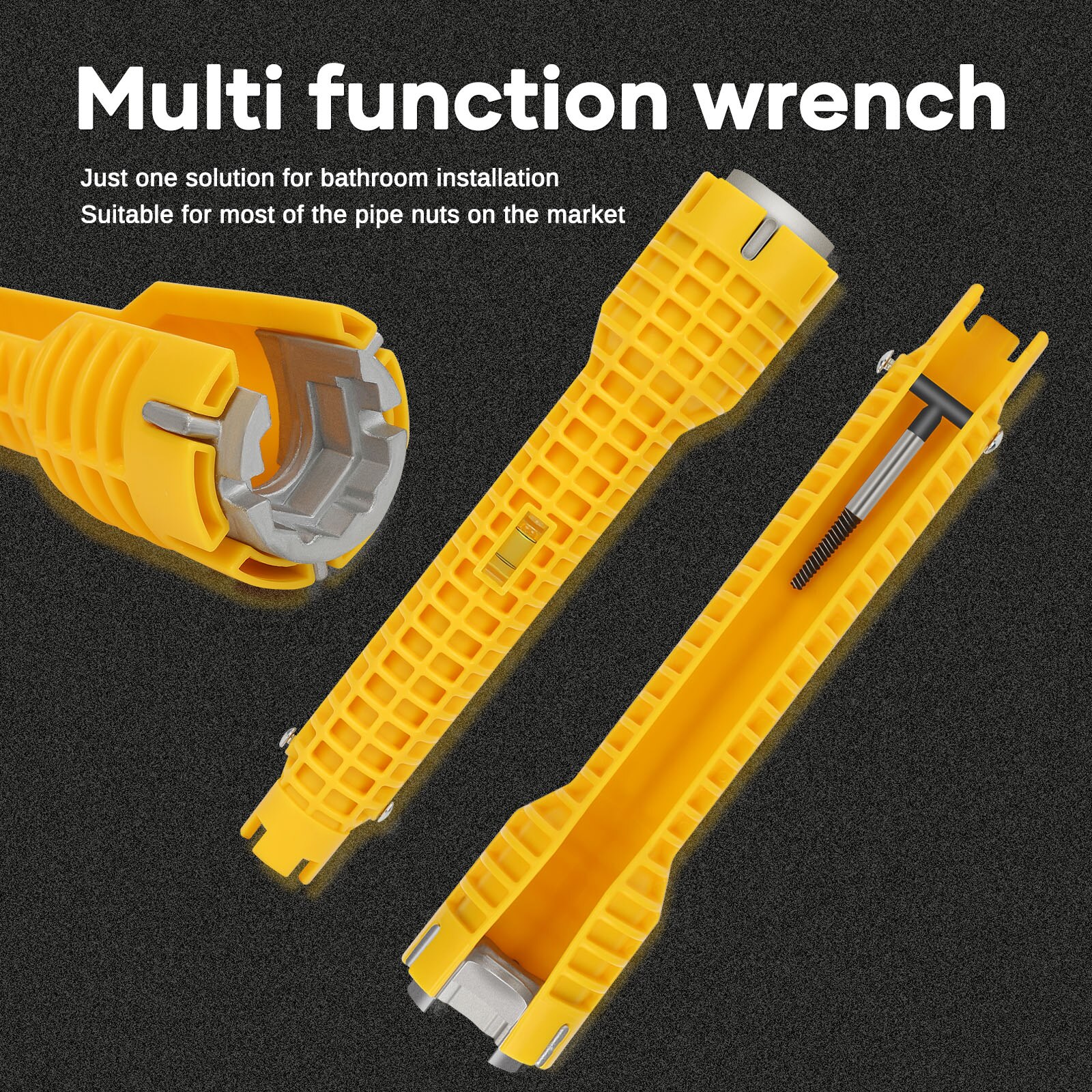 Faucet and Sink Installer Kit for Toilet Bowl Sink Bathroom Kitchen Plumbing Repair and Installation Tools MDJ998