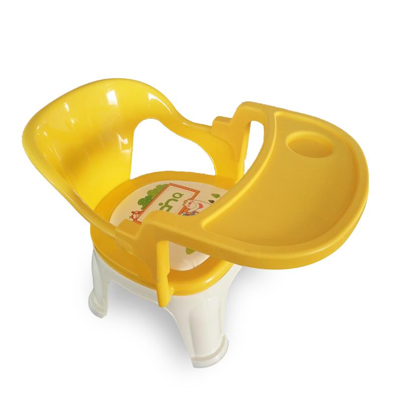 Spisestol barn baby multifunktionel studie stol enkel baby ryglæn skammel møbler plast skolestol: Sæt 8