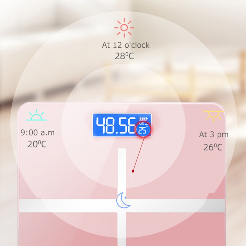 Body Fat Scale Smart USB Wireless Digital Bathroom Weight Scale Body Composition Analyzer With Smartphone App Bluetooth